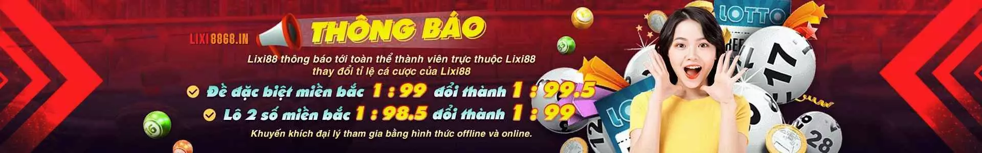 Lô đề miền bắc 1:99.5